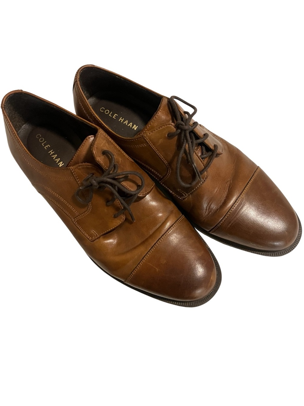 Cole Haan Mens Size 9.5 Brown Leather Shoes